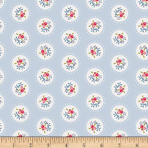 Art Gallery Fabrics Art Gallery Charleston Pavilion Teacup Fabric, Blue