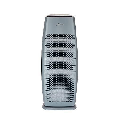 Hunter HP600 Tall Tower Air Purifier Features Energy Star Certification True HEPA Filter, Multiple Fan Speeds, Soft Touch Digital Control Panel, Sleep Mode, Timer, Accent Light, Graphite