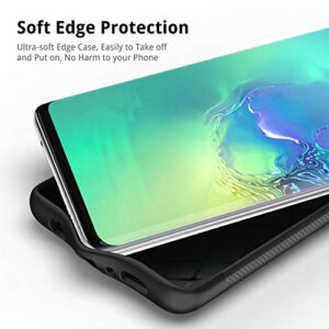 UNBREAKcable Case for Samsung Galaxy S10 – Soft Frosted TPU Ultra-Slim Stylish Protective Cover for 6.1-inch Samsung Galaxy S10 [Drop Protection, Non-Slip] – Black