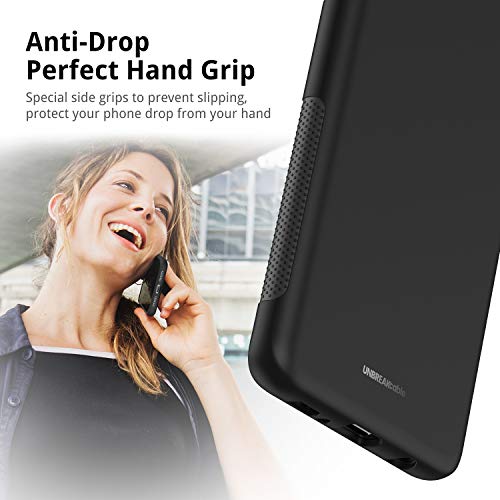 UNBREAKcable Case for Samsung Galaxy S10 – Soft Frosted TPU Ultra-Slim Stylish Protective Cover for 6.1-inch Samsung Galaxy S10 [Drop Protection, Non-Slip] – Black