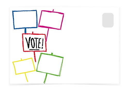 Vote Signs - Postcards to Voters by Tony the Democrat (Mix and Match Set Sizes) (64)