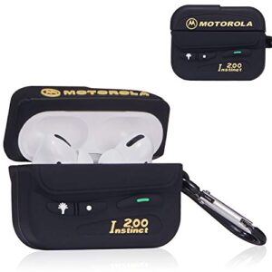 joyleop(bb call) for airpods pro 2019/pro 2 gen 2022 case cover, 3d cute fun cool funny pattern, soft silicone stylish unique air pods pro character skin keychain accessories kits for airpod pro 2019