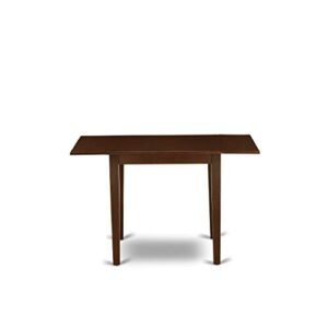 East West Furniture NDCL3-MAH-C Dining Table Set, Mahogany