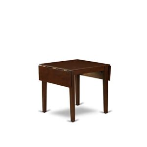 East West Furniture NDCL3-MAH-C Dining Table Set, Mahogany