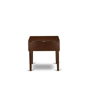 East West Furniture NDCL3-MAH-C Dining Table Set, Mahogany