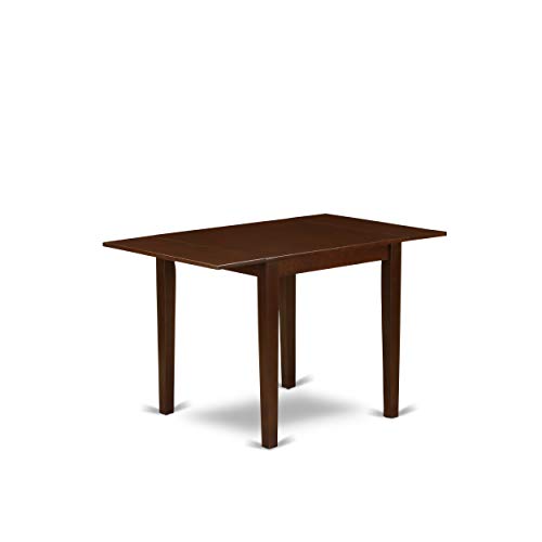 East West Furniture NDCL3-MAH-C Dining Table Set, Mahogany