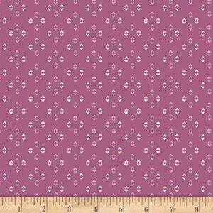 art gallery fabrics art gallery dollhouse lucy fabric, dark mauve