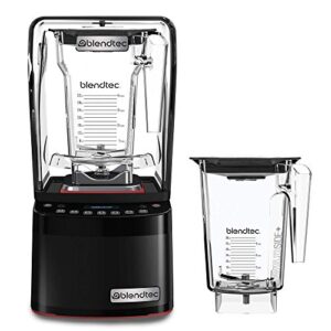 blendtec stealth 885 countertop blender, fs jar/ws+ jar/sound enclosure, black