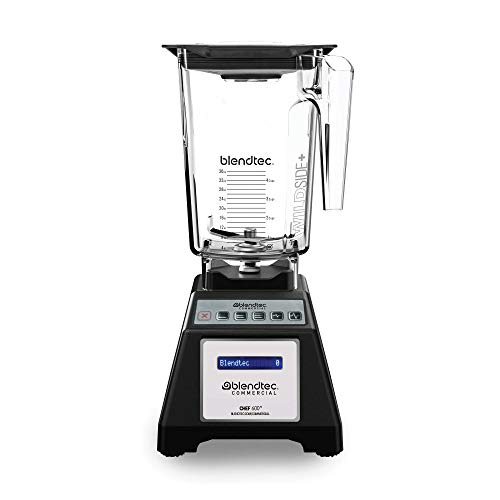 Blendtec Self-Cleaning-3 Preprogrammed Chef 600 WildSide+ Jar Professional-Grade Blender, 11.40 lbs, Black