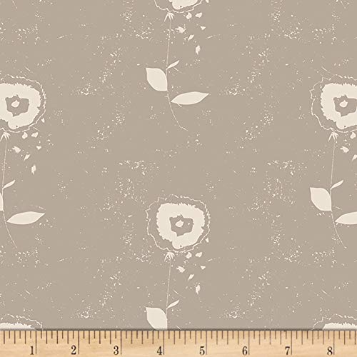 Art Gallery Fabrics Art Gallery Le Vintage Chic Picturesque Bloom Fabric, Taupe