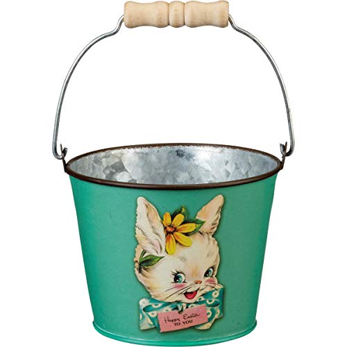 Primitives by Kathy Happy Easter Decorative Bucket Set