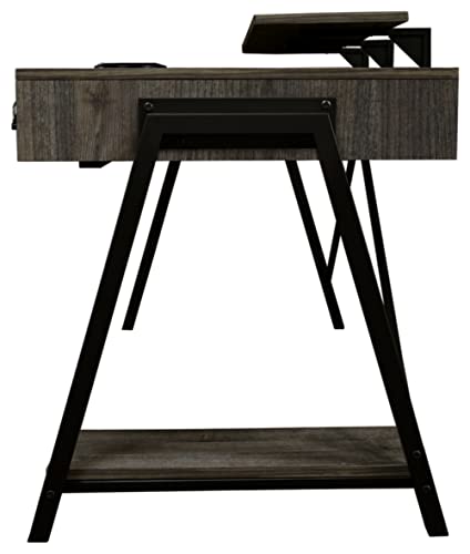 Signature Design by Ashley Barolli Desk, Grayish Brown