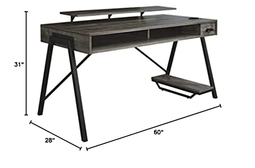 Signature Design by Ashley Barolli Desk, Grayish Brown