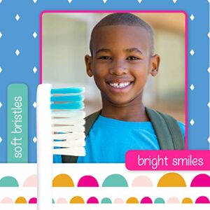 Lingito Kids Toothbrush Extra Soft, Easy Grip for Toddlers Toothbrushes | Children Size Toothbrush Pack Kids Ages 3+