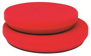 6.5" red foam waxing pads (set of 2)