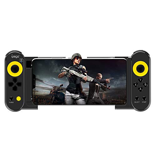 ipega PG-9167 Mobile Game Controller, With Stretchable Wireless 4.0 Smart PUBG Gamepad Controller for Samsung Galaxy S10/S10+ /S21 S22+5G/Huawei Mate40 Pro P40 P30 Android Mobile Smartphone Tablet