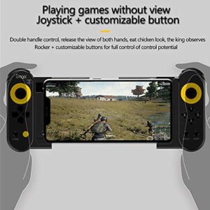 ipega PG-9167 Mobile Game Controller, With Stretchable Wireless 4.0 Smart PUBG Gamepad Controller for Samsung Galaxy S10/S10+ /S21 S22+5G/Huawei Mate40 Pro P40 P30 Android Mobile Smartphone Tablet