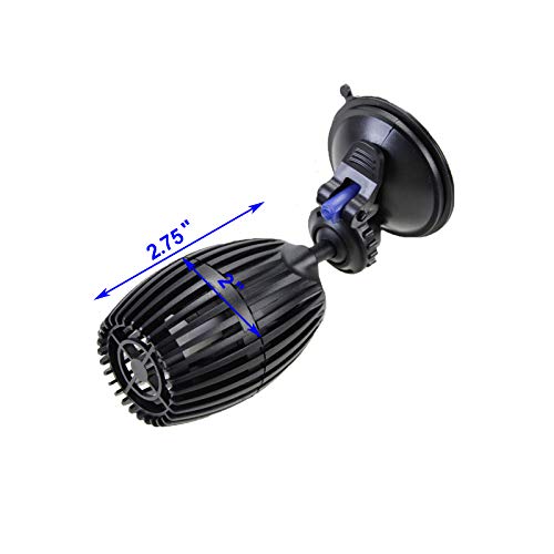 AQUANEAT Circulation Pump, Aquarium Wave Maker, Fish Tank Powerhead Submersible Water Pump with Suction Cup (Small 480 GPH)