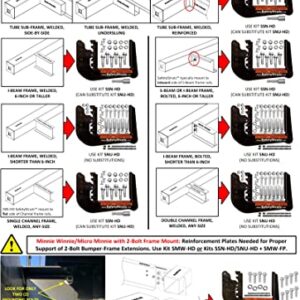 SafetyStruts Heavy Duty RV Bumper Brackets (1SNUHD, Univ-Heavy Duty)