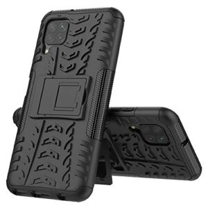 WenTian Huawei P40 Lite/Nova 7i Case, CaseExpert® Heavy Duty Shockproof Rugged Impact Armor Hybrid Kickstand Protective Cover Case for Huawei P40 Lite/Nova 6 SE Black