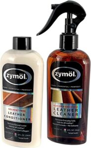 zymol leather cleaner, car leather care (1 pack - kit)