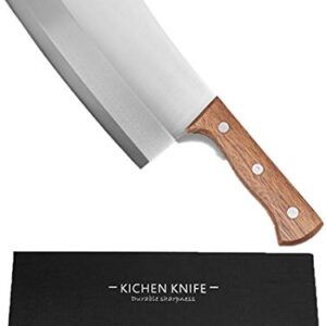 Chef Knife in High Meat Cleaver, Butcher Knife, Professional Bone Cleaver Knife,kitchen cleaver,Chef knife cleaver with gift box(German Steel Kitc