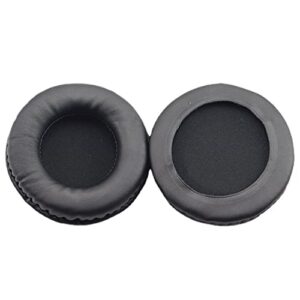 MDR-V700 Ear Pads Replacement Earpads Memory Foam Leather Ear Cushion Compatible with Sony MDR-V700 Z700 V500DJ Headphones (Black)