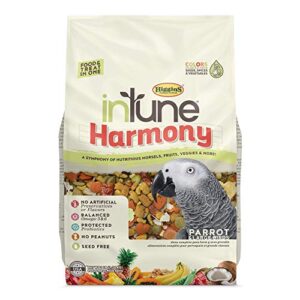 intune higgins harmony parrot and large bird food 3lb, multicolor (038218)
