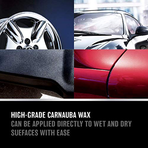 SoCal Wax Shop Liquid Carnauba Wax - Protective Coating Glossy Finish Car Wax and Spot Free Waxing Polish with UV Protection - Car Detailing Products, Cleaning Supplies and Auto Care Accessories…