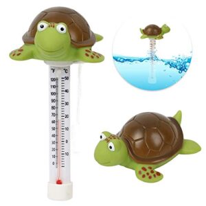 XY-WQ Floating Pool Thermometer, Large Size Easy Read for Water Temperature with String for Outdoor and Indoor Swimming Pools and Spas (Turtle)