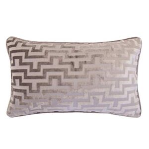 homey cozy 65180-jasmine accent pillow, single, tan