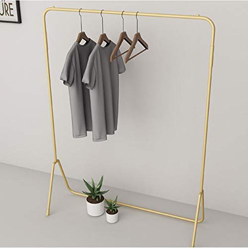 Iron Firm Garment Hanging Display,Floor Garment Rail,Antirust Fashion/Golden / 120cm