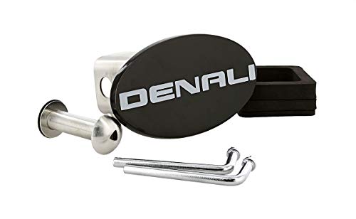 Denali Wordmark GMC Black Finish Trailer Hitch Cover Plug 2 Inch Post