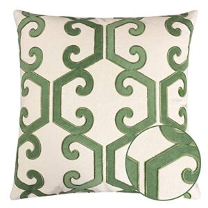 homey cozy 71159-carly accent pillow, single, green