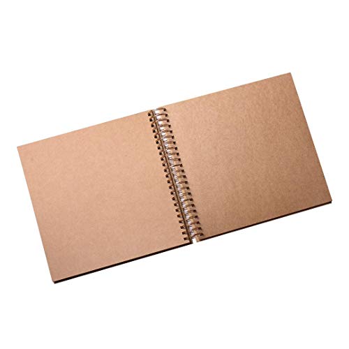 12x12 Large Scrapbook 3.6 LBS Heavy Duty Scrapbook Album | Scrapbook Photo Album | Kraft Hardcover Notebook with 50 Sheet | Use as Photo Album, Baby Book, SketchBook|12x12 Inch 100 Page