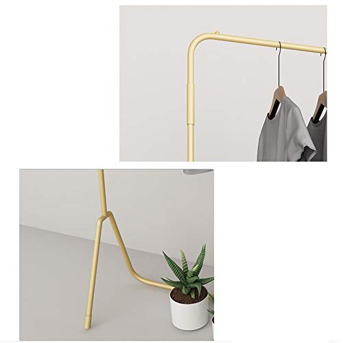 Antirust Iron Clothes Rail,Modern Simple Garment Hanging Display,Fashion Elegant, Solid/Golden / 150cm