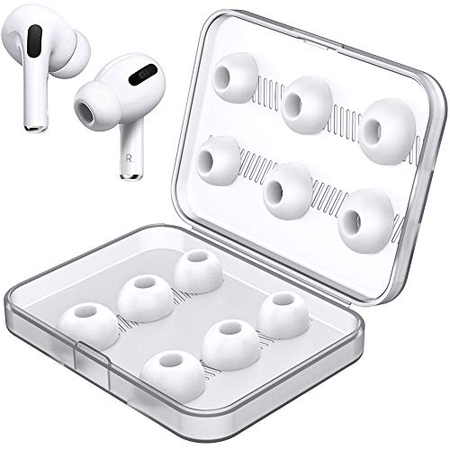 Link Dream 12 Pieces Replacement Ear Tips for AirPods Pro/AirPods Pro 2 Silicon Ear Buds Tips with Portable Storage Box (S/M/L) (6 Pairs)