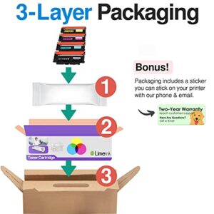 Limeink 4 Compatible Toner Cartridges Replacement for Samsung 404s 404 CLT-K404S CLT-C404S CLT-M404S CLT-Y404S Express Xpress SL-C430W SL-C480FW SL-C480W k404 y404 c480 c430 (1 Black, 1 Each Color)