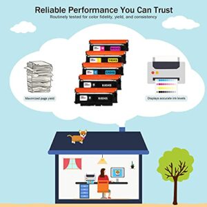 Cartlee 5 Compatible Toner Cartridges Replacement for Samsung CLT-K404S CLT-C404S CLT-M404S CLT-Y404S (2 Black, 1 Each Color) 404s 404 Xpress SL-C430W SL-C480FW SL-C480W c430 y404 k404 c480 Express