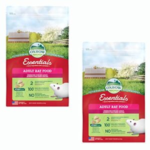 ESSENTIALS Oxbow Animal Health Adult Rat 3 Pound Bag. (2 Pack)