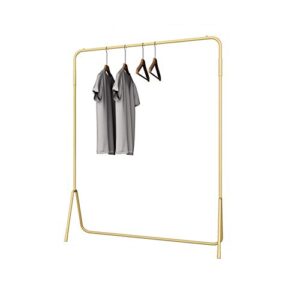 iron simple garment hanging display,floor-standing garment rail,antirust fashion/golden / 150cm