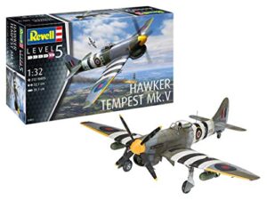 revell 03851 hawker tempest mk.v 1:32 scale unbuilt/unpainted plastic model kit