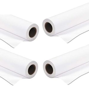 4 rolls 42-inch x 150-foot 20lb bond plotter paper, 2-inch core - compatible with hp designjet & canon ipf inkjet printers