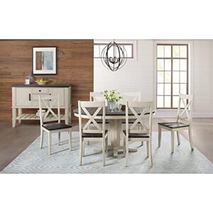 simply solid north fork solid wood 7-piece dining collection
