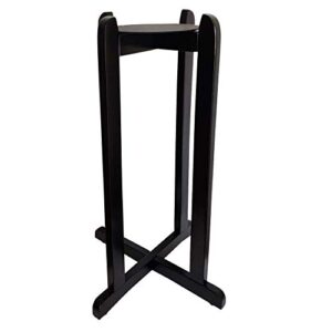 aquanation floor wood stand black finish, 27" for water crock, water bottles, 3 & 5 gallon water jug, and plants