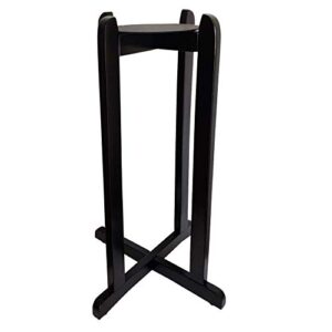 Aquanation Floor Wood Stand Black Finish, 27" for Water Crock, Water Bottles, 3 & 5 Gallon Water Jug, and Plants