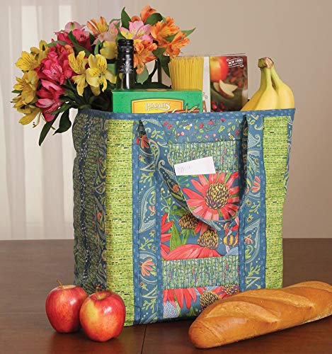 June Tailor Inc Quilt As You Go Shoppers Totes-3pk QAYG Sew/Nbr Utility Shop Tote