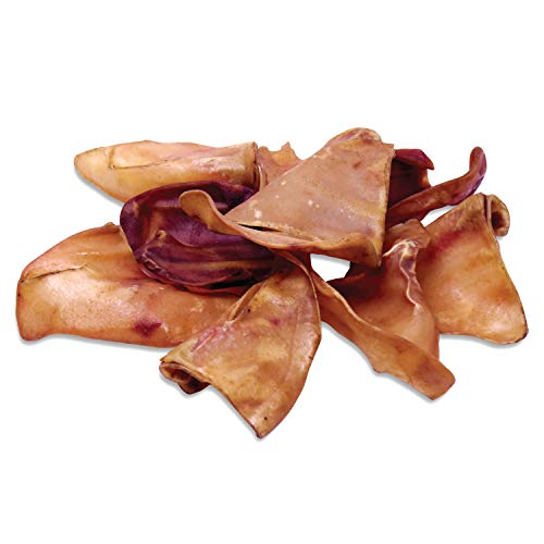 Norpur Pig Ears Dog Treats (100-Pack) Natural, Healthy Training Snack | Meaty Protein, Oven-Baked Flavor | Promote Dental Health | Made in Canada