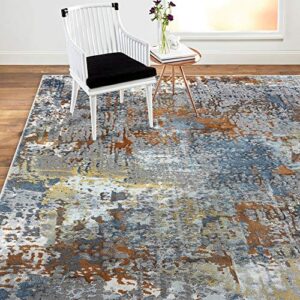 home dynamix skyler maurice area rug, 7'8"x10'1" rectangle, rust, multi