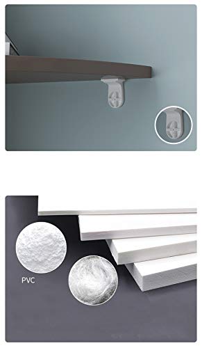 RomanticDesign Modern Wood Corner Wall Shelves, Corner Display Floating Corner Shelf for Bedroom Office Home Décor Accents Set of 3 (11.8") White